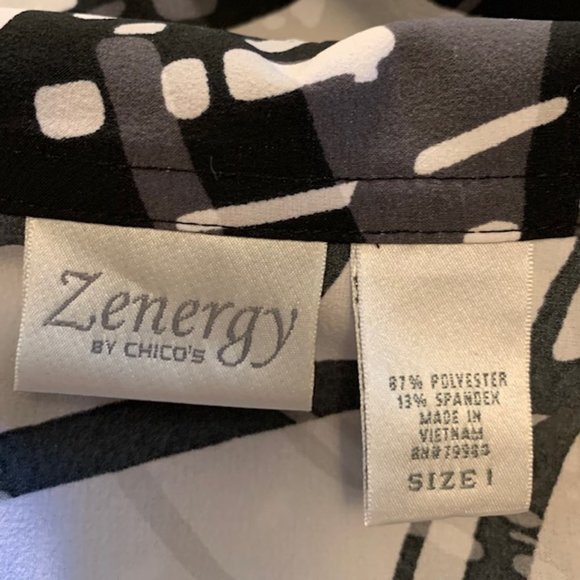 Chico's Zenergy 3/4 Sleeve Jacket Size M - Picture 10 of 10